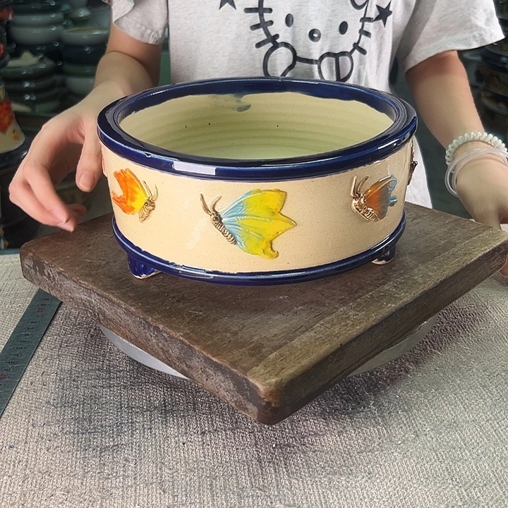 泳坤堂石湾盆陶瓷