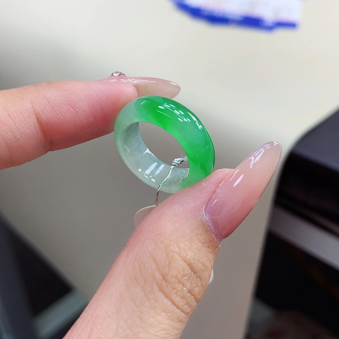 未镶嵌戒指翡翠8号