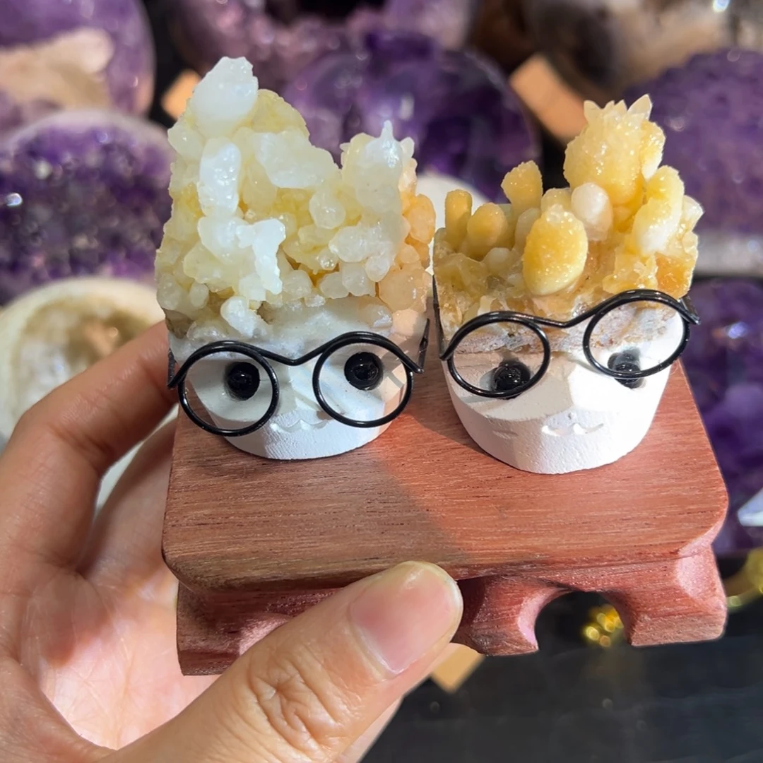 紫晶珠宝半成品未镶嵌43方解石