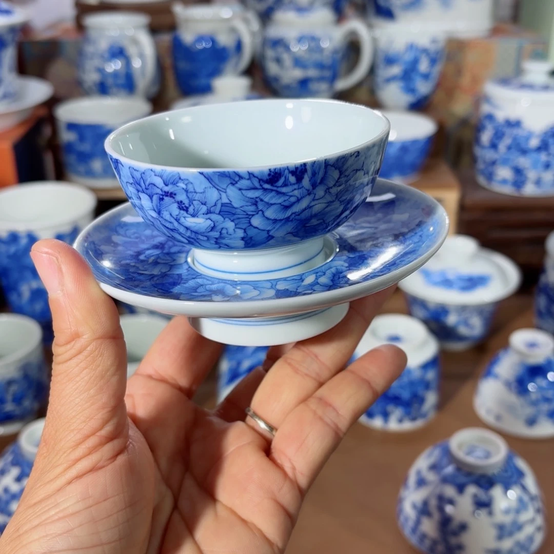 杯全手工全手绘陶瓷