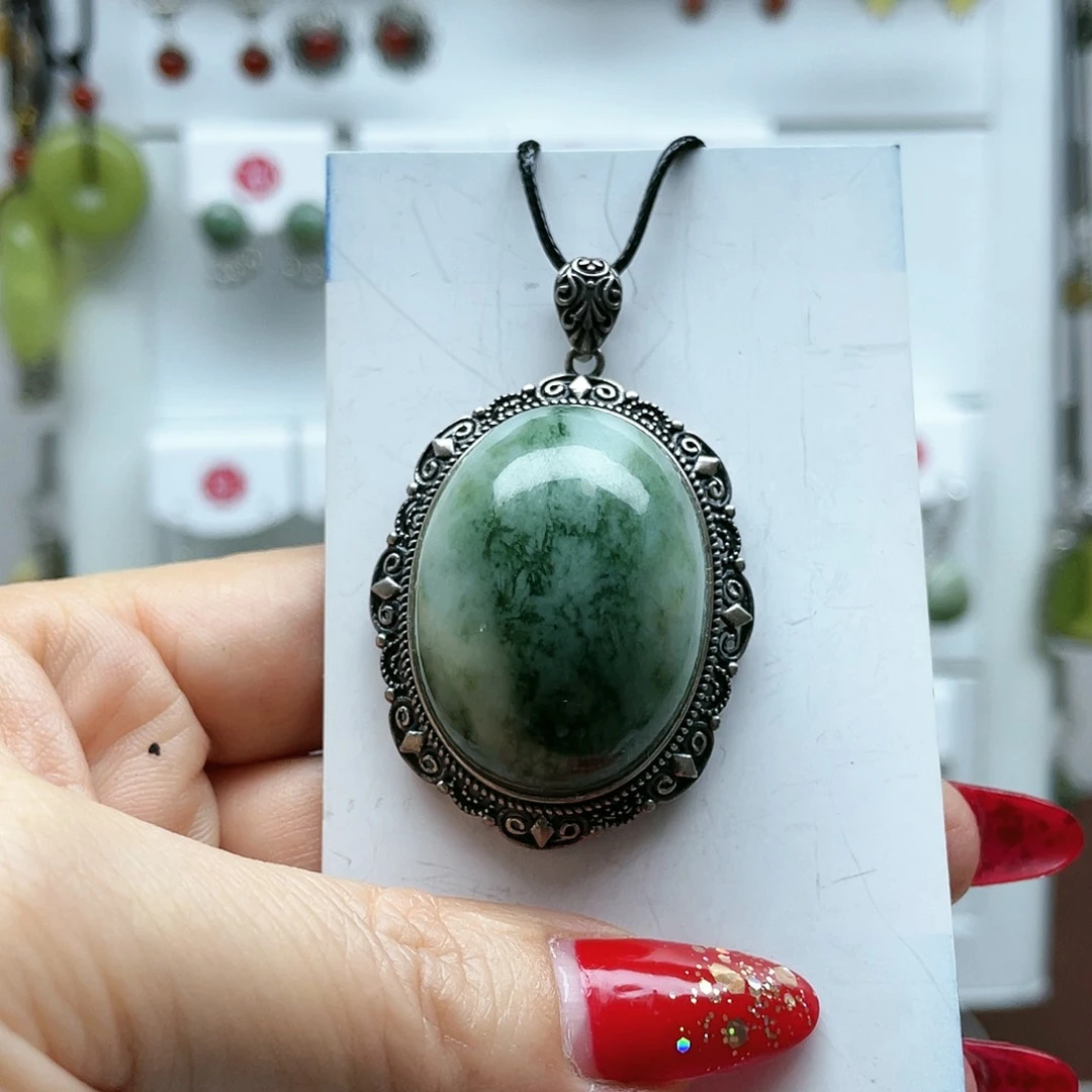 蛇纹石玉吊坠未镶嵌H***n