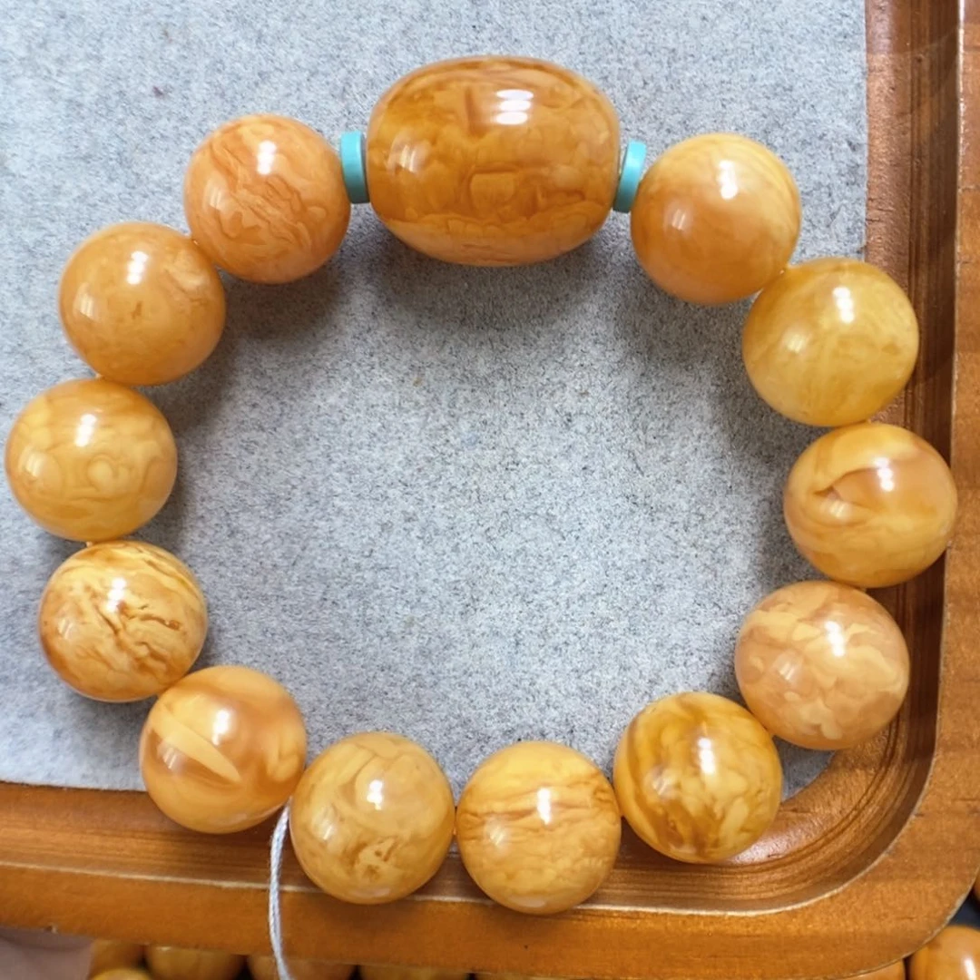 蜜蜡手串未镶嵌蜜蜡手串