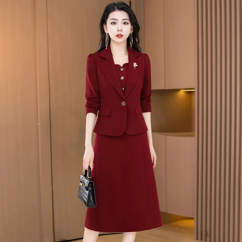 十一喜婆婆婚宴装套装女2025新款春秋妈妈结婚长辈礼服高端连衣裙