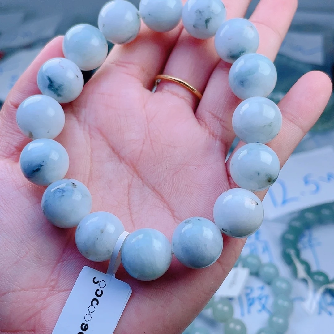 定制翡翠未镶嵌珠串