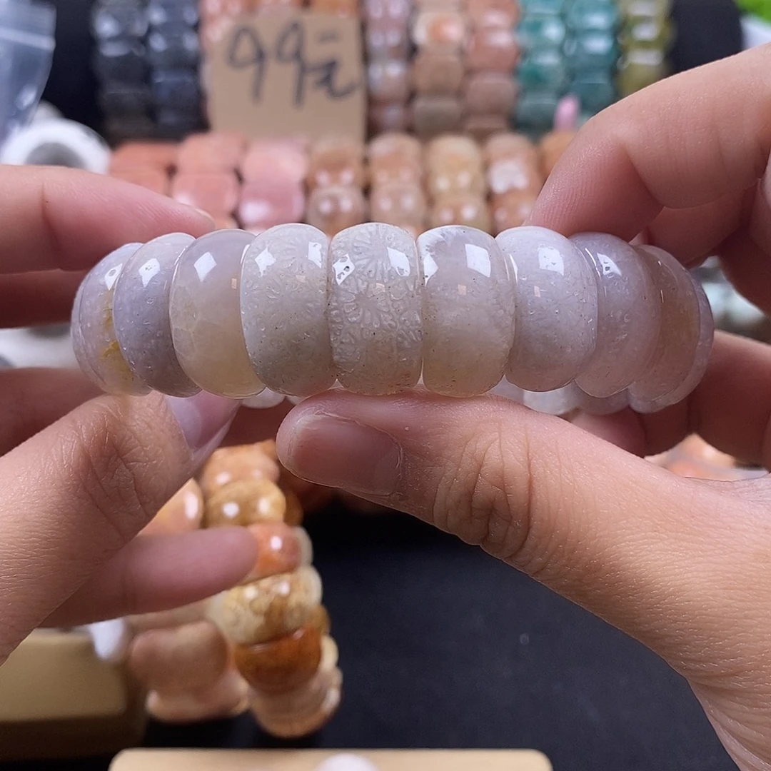 硅化珊瑚（珊瑚玉）未镶嵌手牌 上新5
