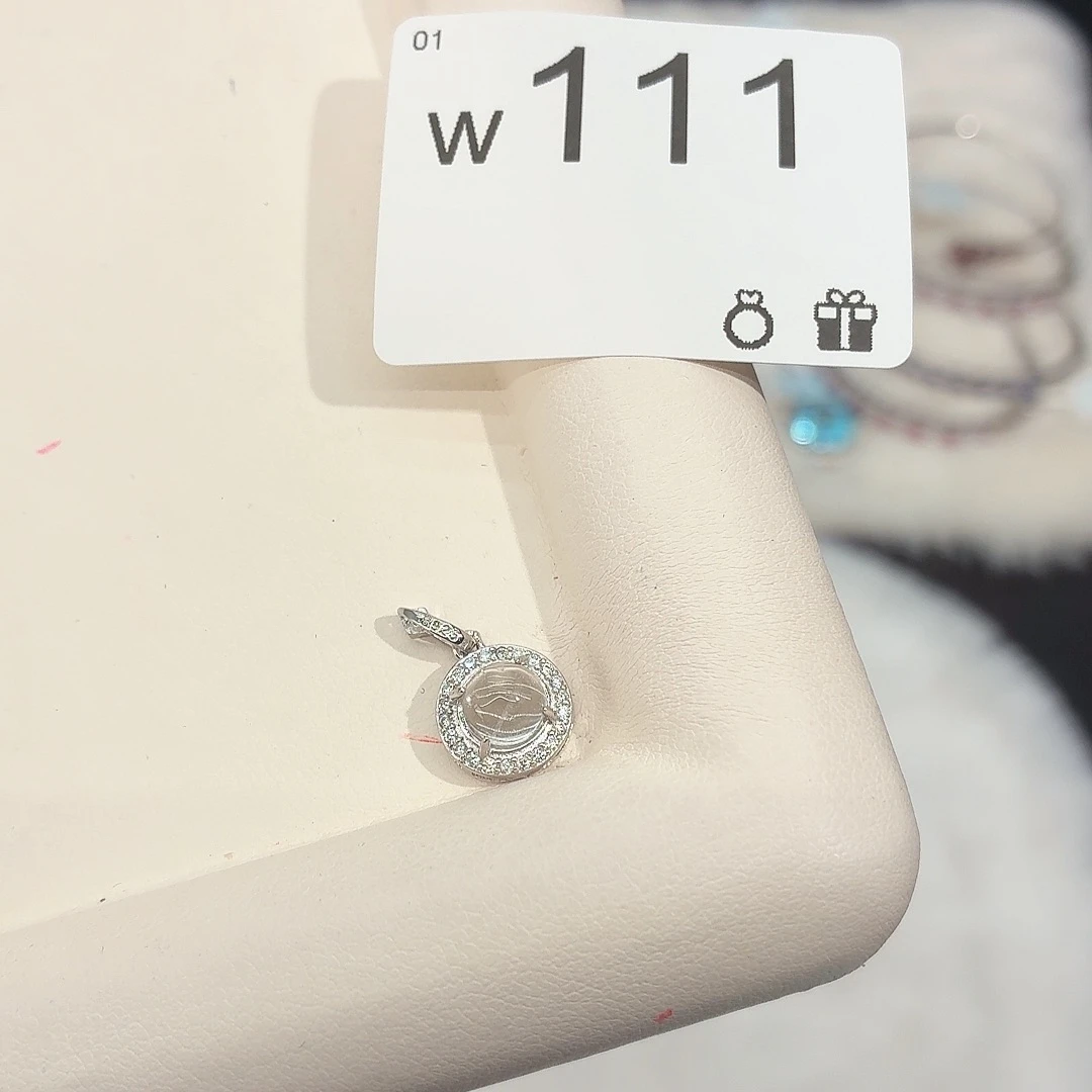 水晶珠宝半成品银S925镶嵌