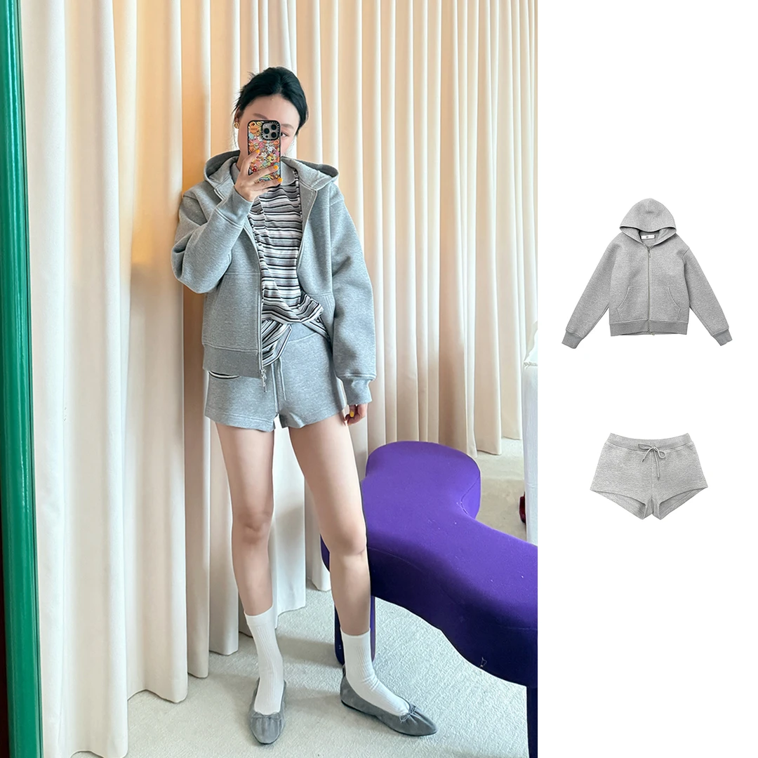 DUIDAO对倒设计师品牌科技质感拉链卫衣/短裤DY5D07010/DY5D07011