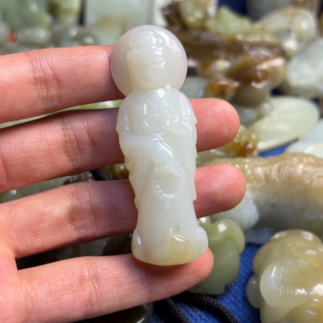 和田玉吊坠(不含链)未镶嵌五****Y