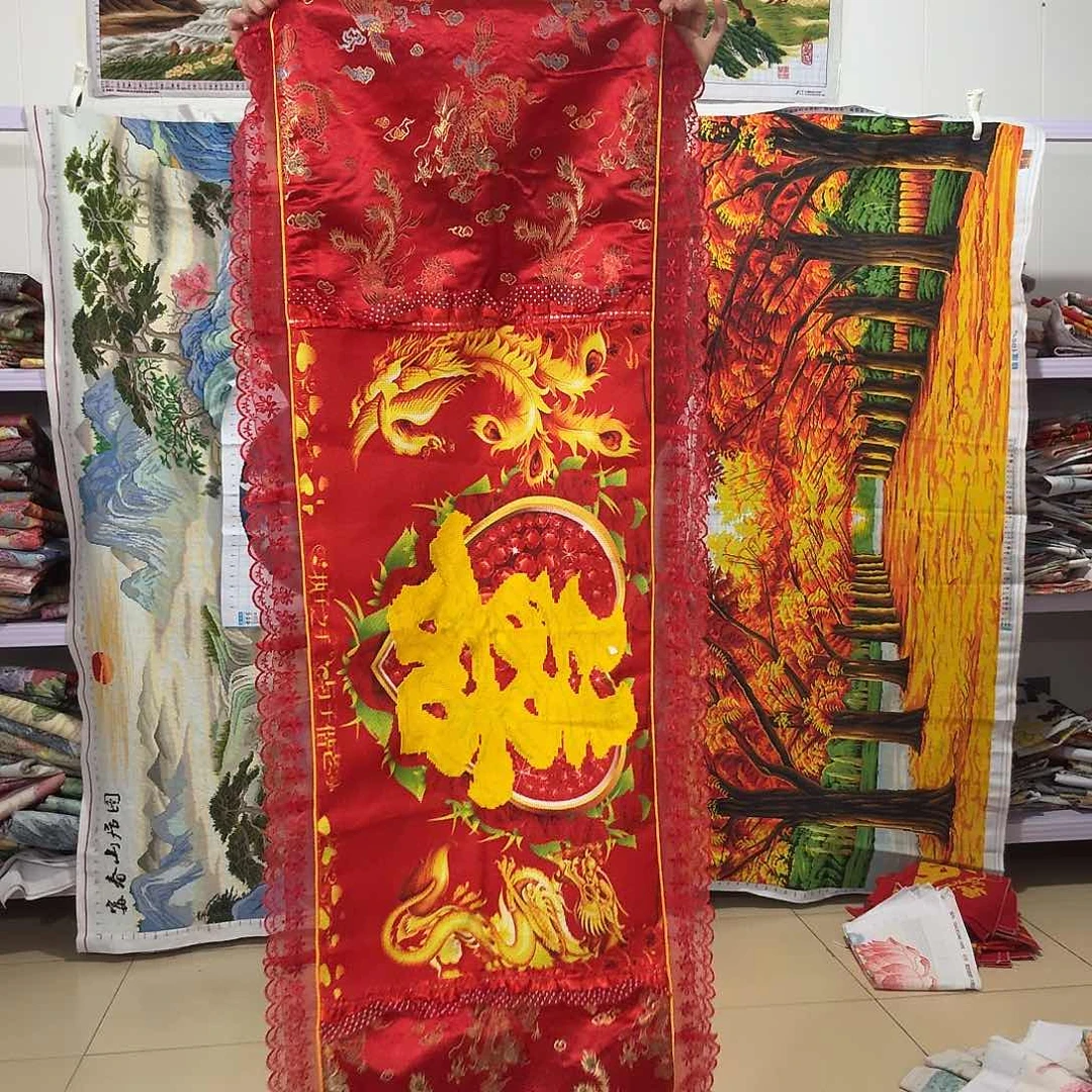 棉十字绣成品出售