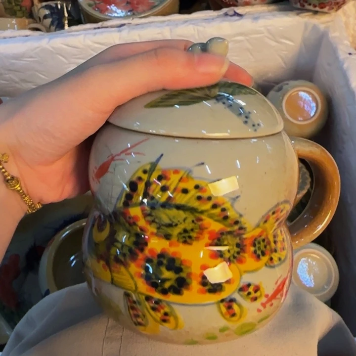 瓷片景德镇陶瓷手工手绘