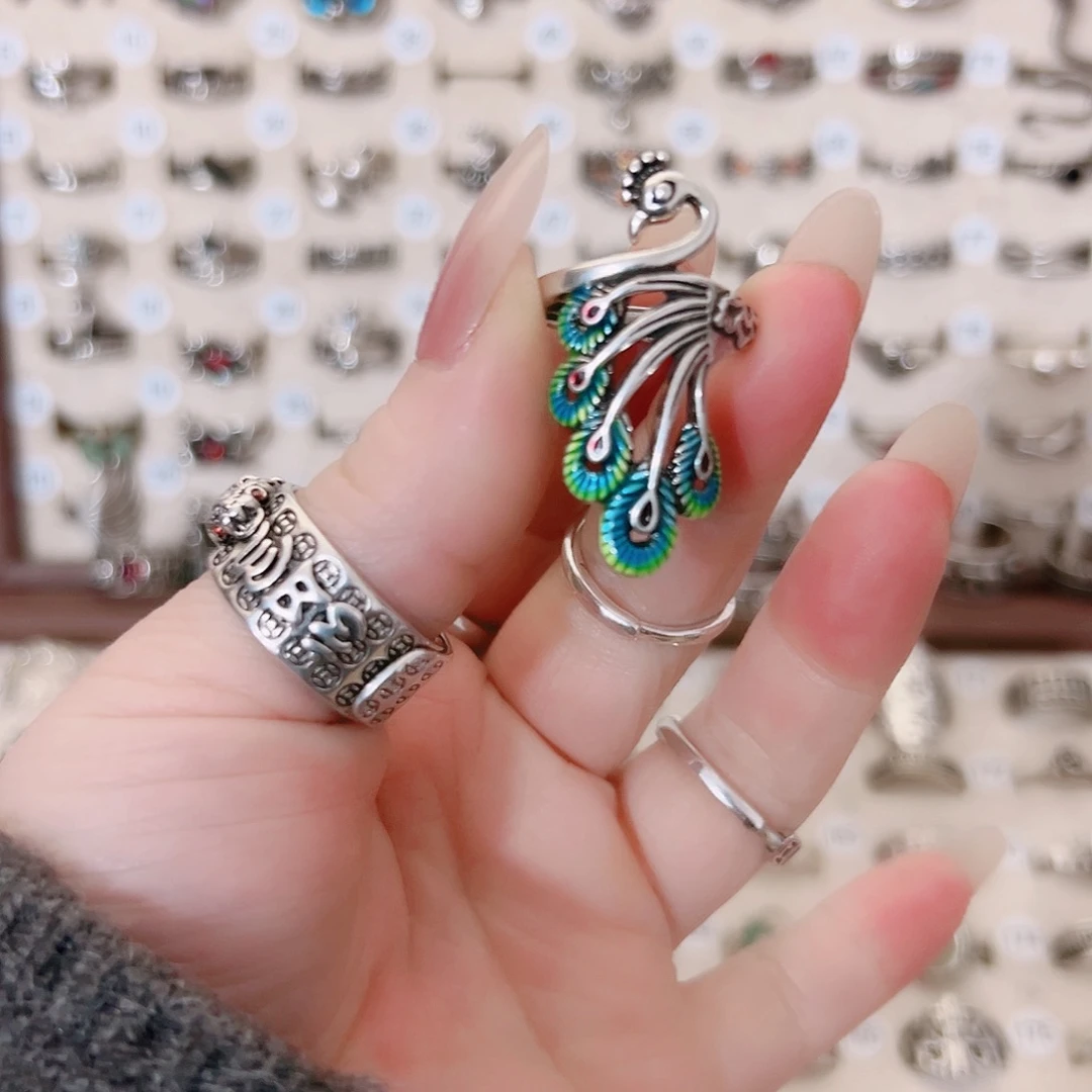 铜合金新款绿色大孔雀