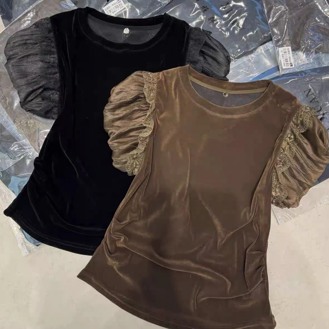 【JINJIN】2025秋冬新款小众设计款短袖上衣（8007）NO退NO换