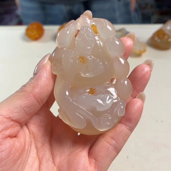 玛瑙/玉髓未镶嵌吊坠(不含链)