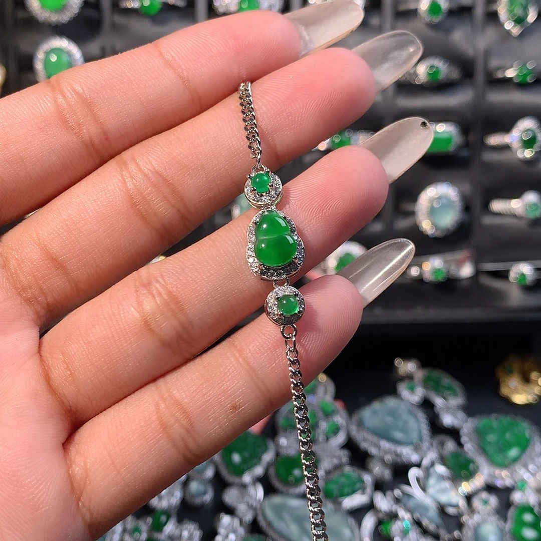 翡翠未镶嵌手链手链