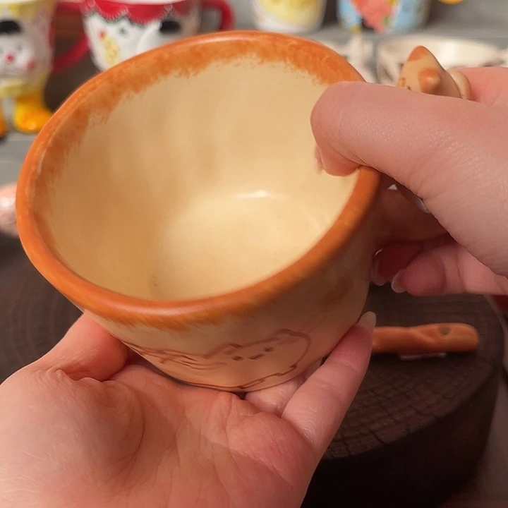 景德镇陶瓷可爱手绘杯
