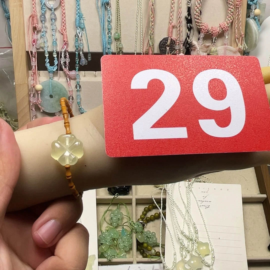 蛇纹石玉合金颈饰
