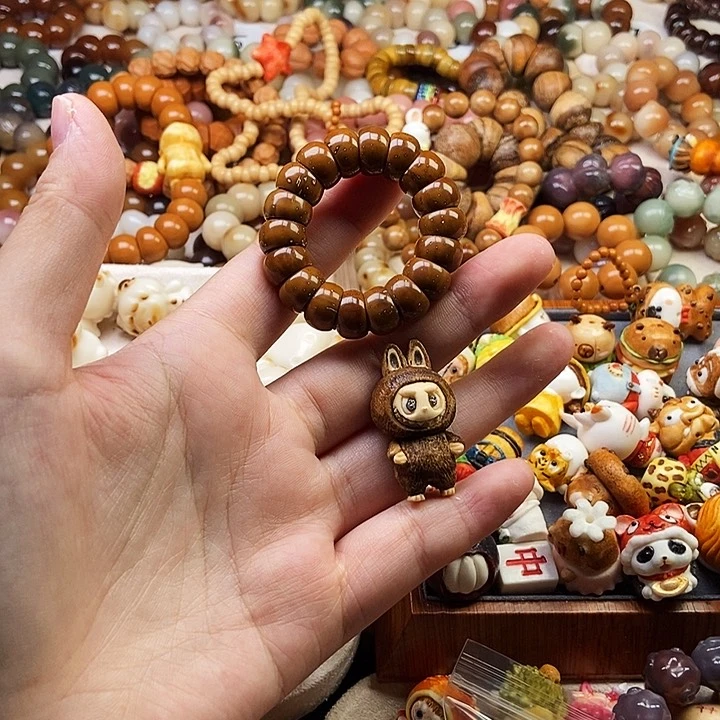 橙***呗菩提根/象牙果吊坠6