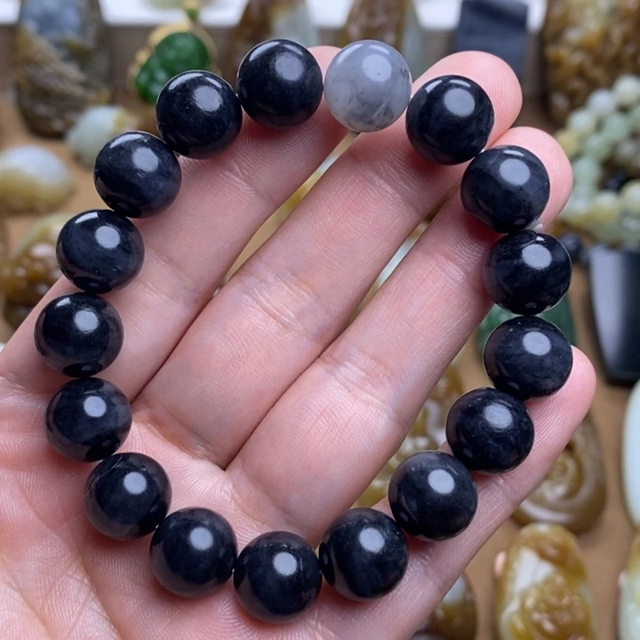 和田玉颈饰未镶嵌12mm