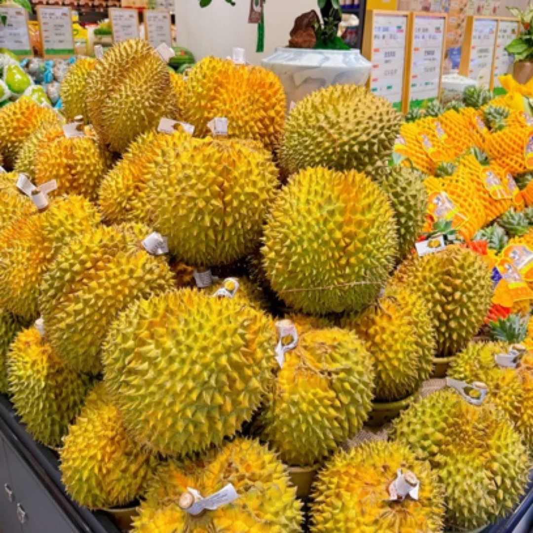 泰国树上熟金枕头榴莲干包肉榴莲一果一重（核小）（配送到家）鲜榴莲新鲜金枕泰国