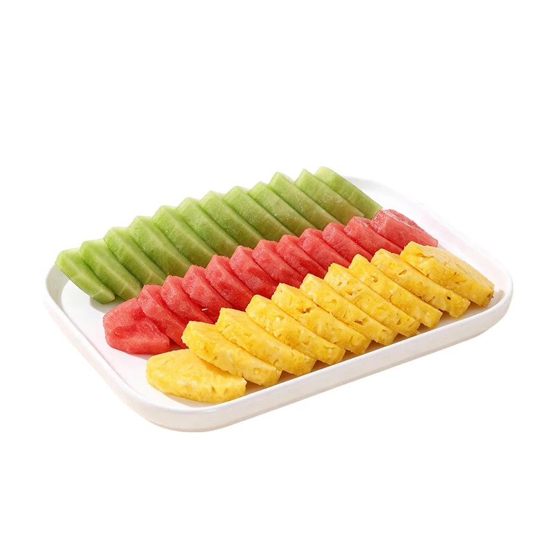 【鲜切三拼】玉菇瓜+西瓜+黑钻菠萝 原切650g