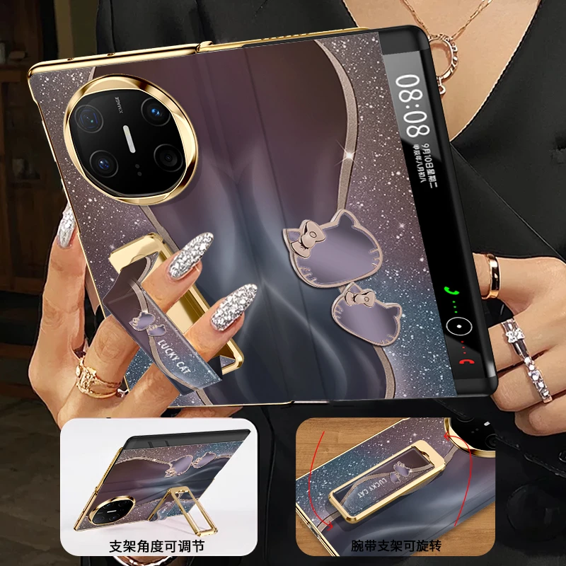 【腕带支架】幸运猫适用华为matex7手机壳新款x6典藏版网红xt高端x5