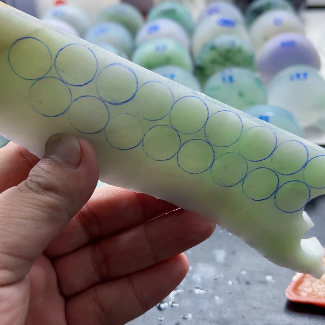 广***播定制翡翠未镶嵌080970809