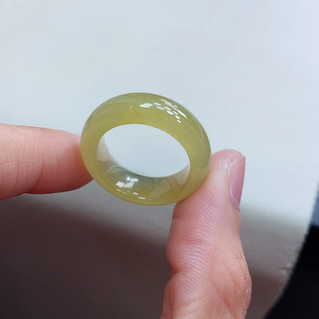 未镶嵌戒指翡翠17-18号