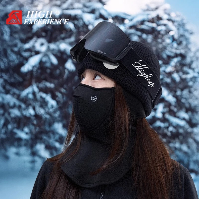 新款滑雪面罩保暖防风速干头套单双滑雪磁吸护脸加绒可放头发防寒