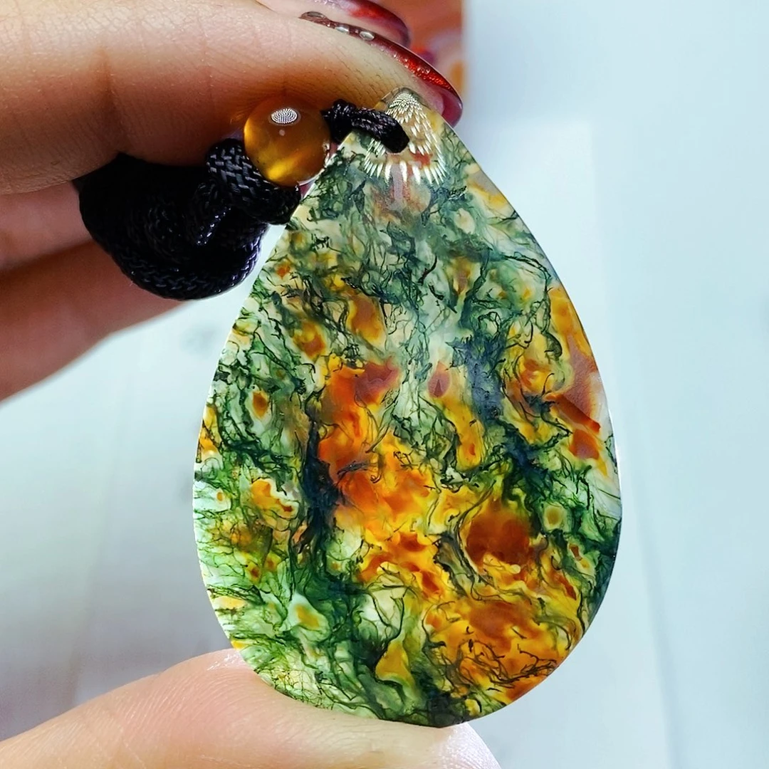 玛瑙/玉髓颈饰未镶嵌星***意