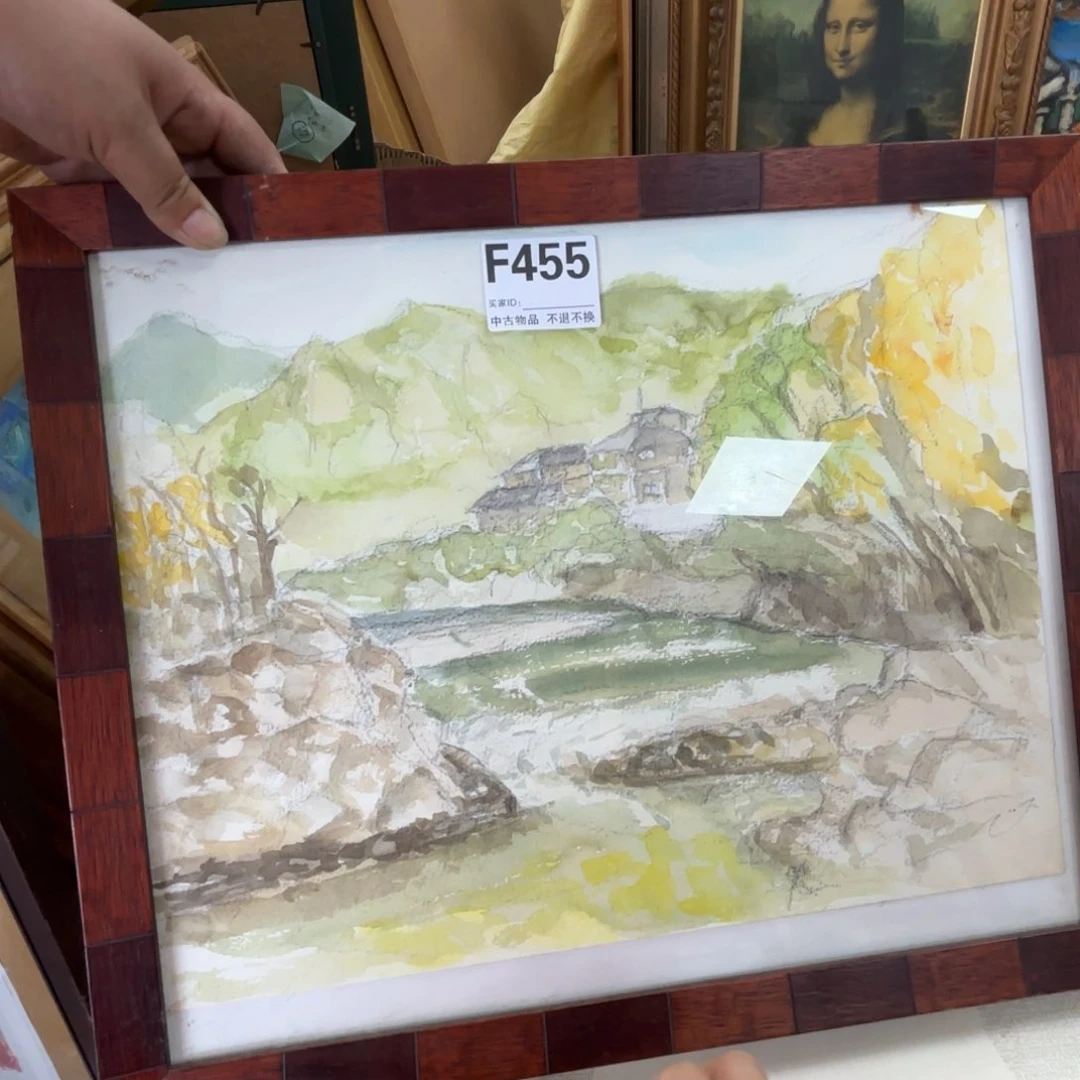 版画生**学框画工艺品F455