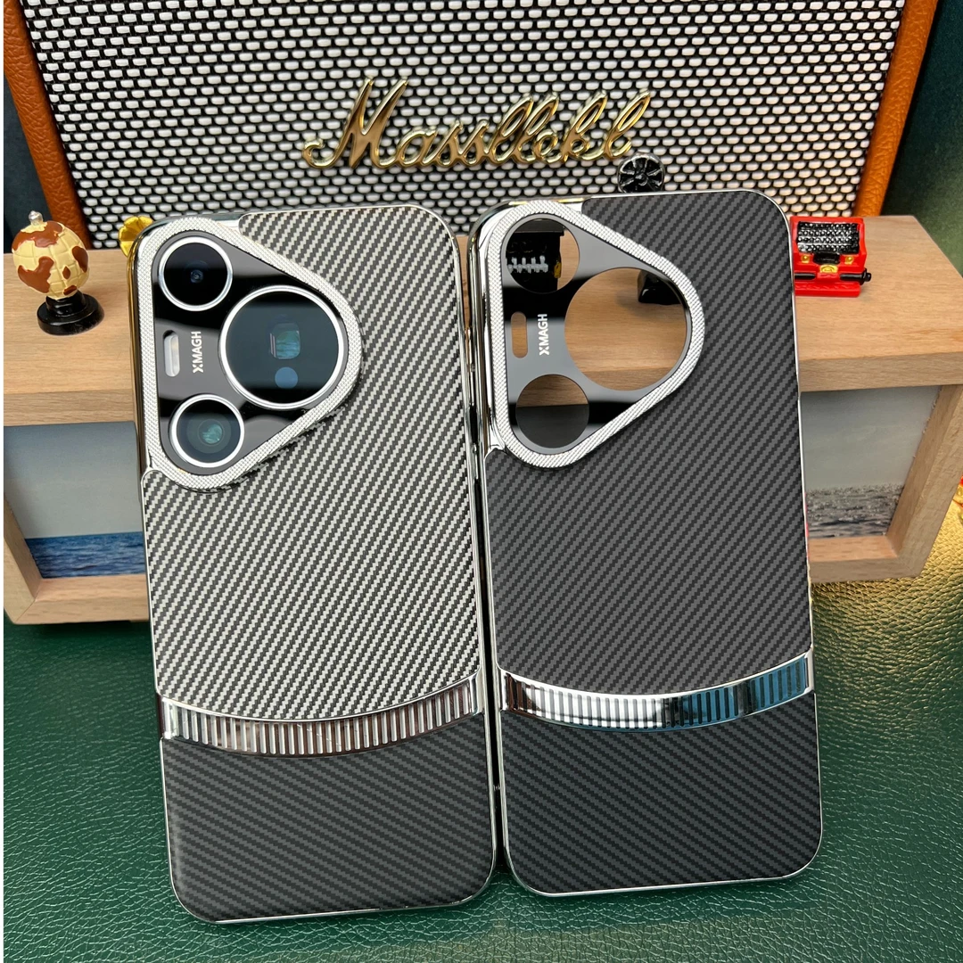 适用于华为Pura70pro手机壳素皮高档商务p70Pro+超薄防摔男女外壳