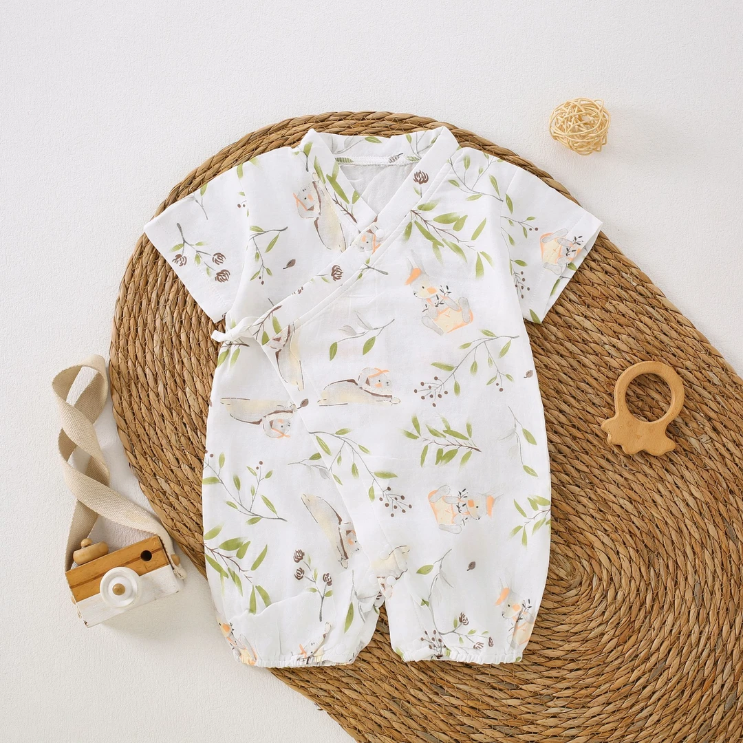 8359-【纱布-嗨比兔-哈衣】直播间宝宝秋衣连体链接专属