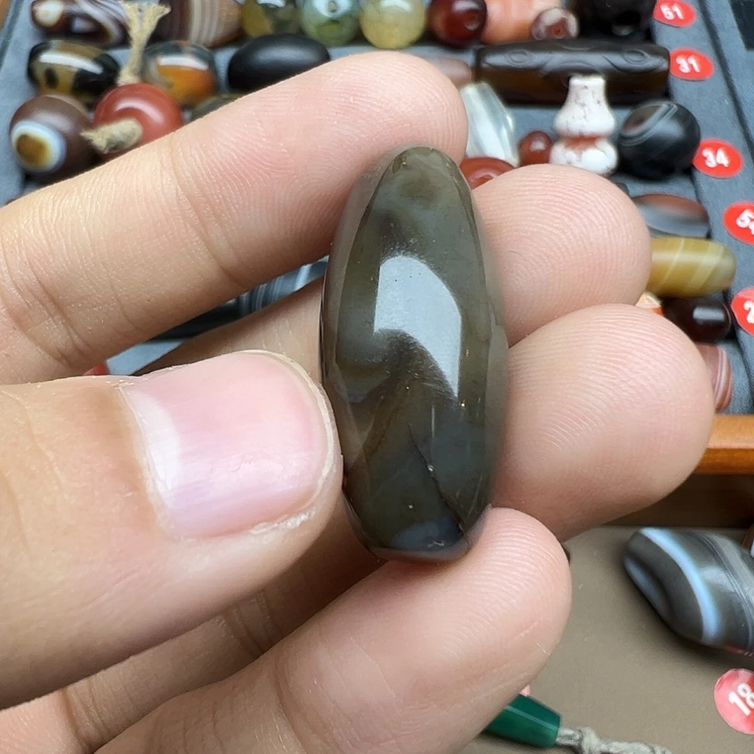 游***生合金玛瑙/玉髓珠宝半成品单颗