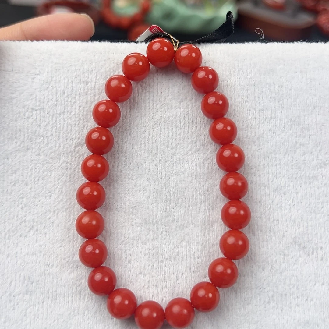 南红玛瑙未镶嵌手串