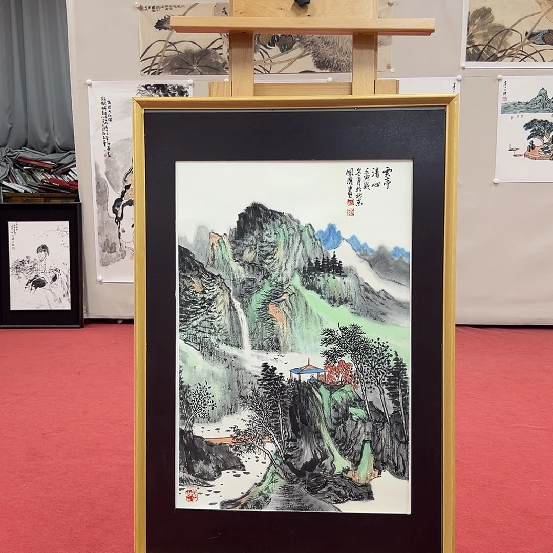 国画杜国庆出版老师艺术精品