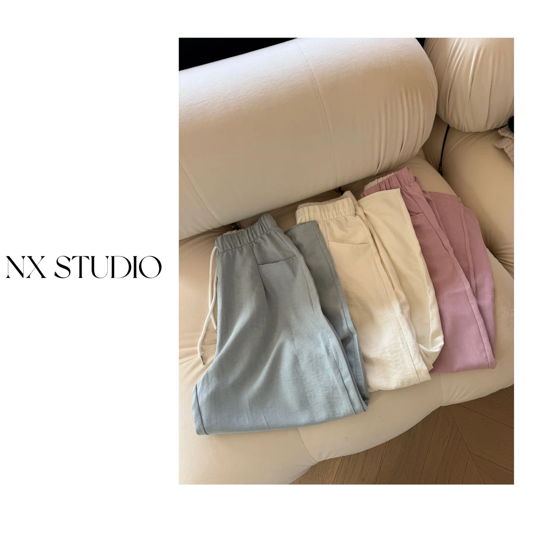 【nx studio】春夏百搭柔软舒服奶芙裤长裤
