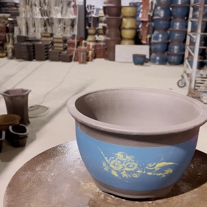 紫砂宜兴紫砂蓝色25，25