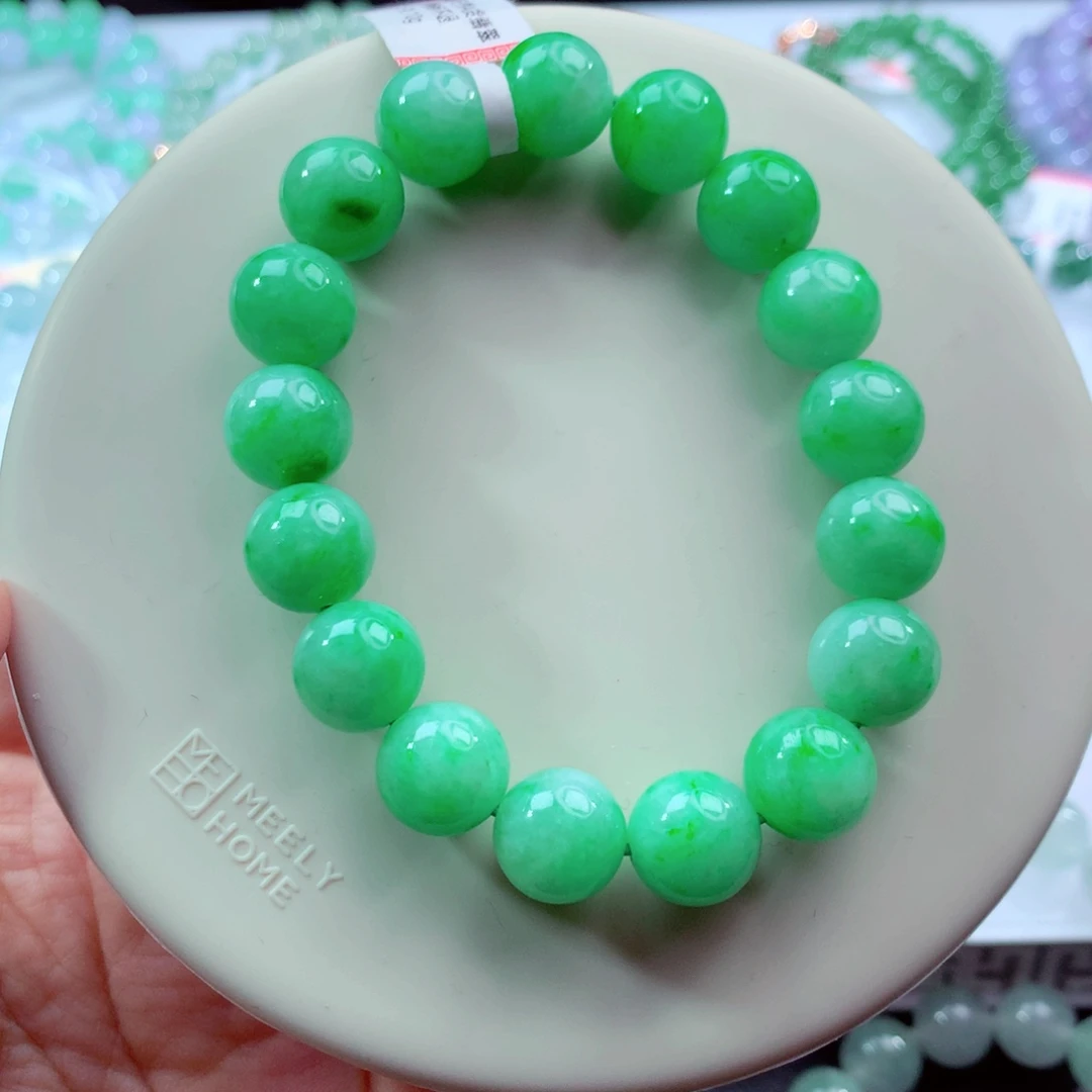 翡翠未镶嵌手链卡12