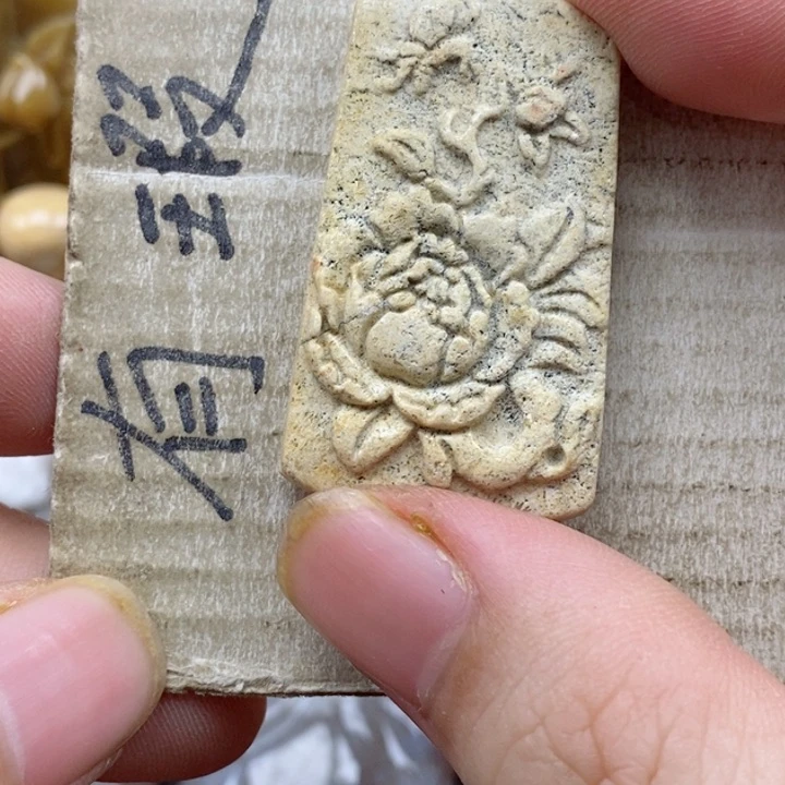 颈饰未镶嵌硅化珊瑚（珊瑚玉）小*苗