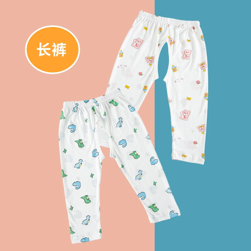 长裤开档裤纯棉男女款宝宝小孩子婴幼儿衣服纯全棉夏季薄款a类