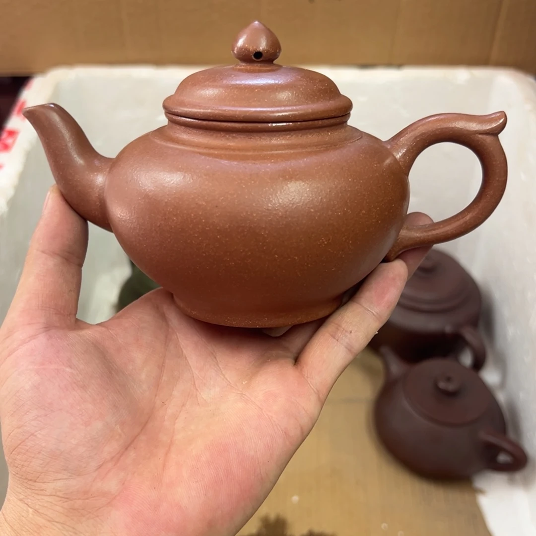 茶壶紫砂宜兴原矿紫砂壶380毫升容量