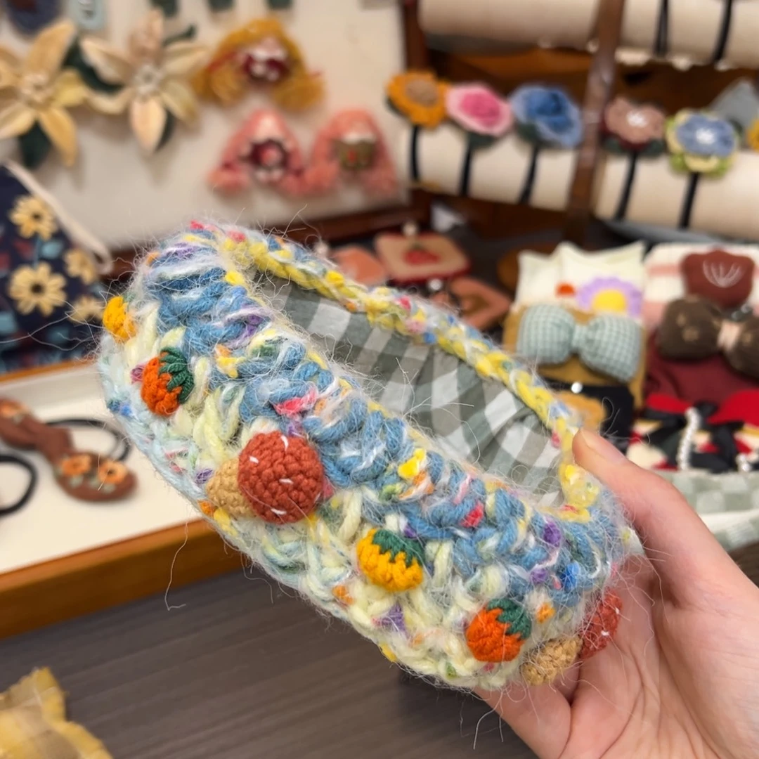 毛绒钩织刺绣手工包包玩偶居家用品