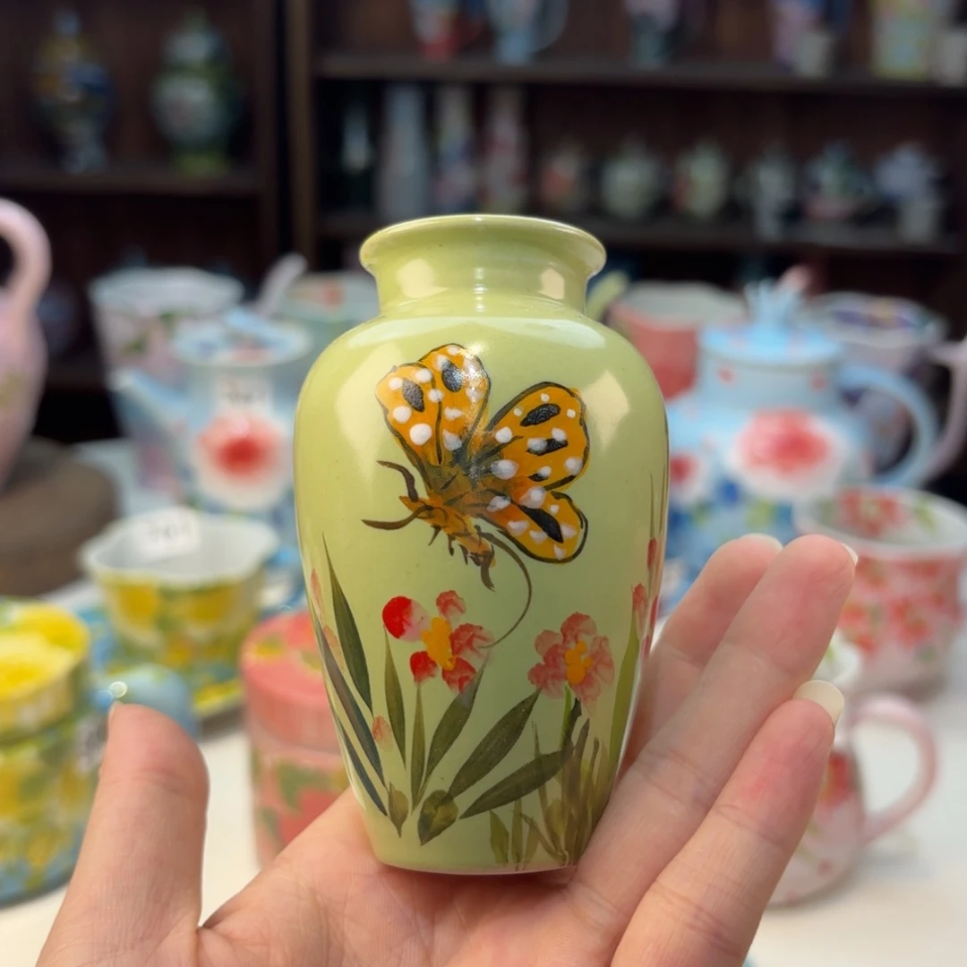 瓷片景德镇手绘高温釉下彩陶瓷茶具