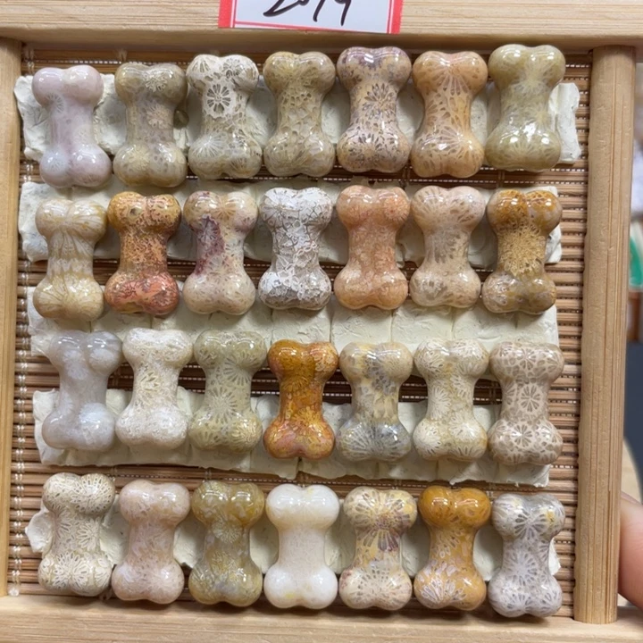 硅化玉未镶嵌颈饰骨头20米1个