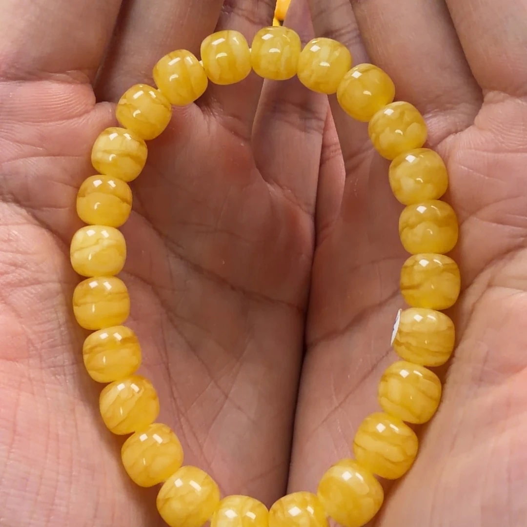 金珀未镶嵌珠宝奇石9mm同料