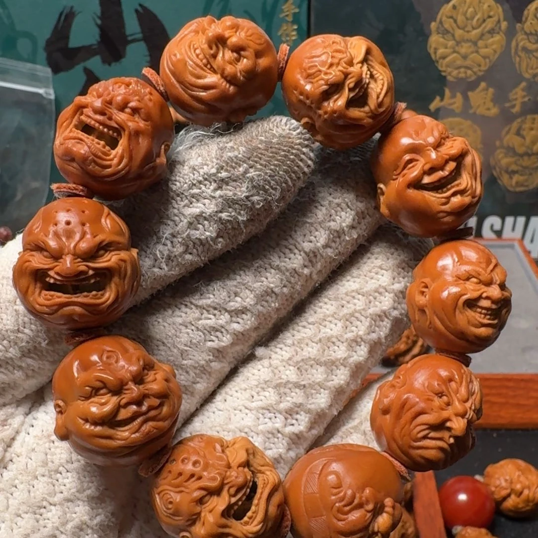 橄榄核手串/手链红***头橄榄核