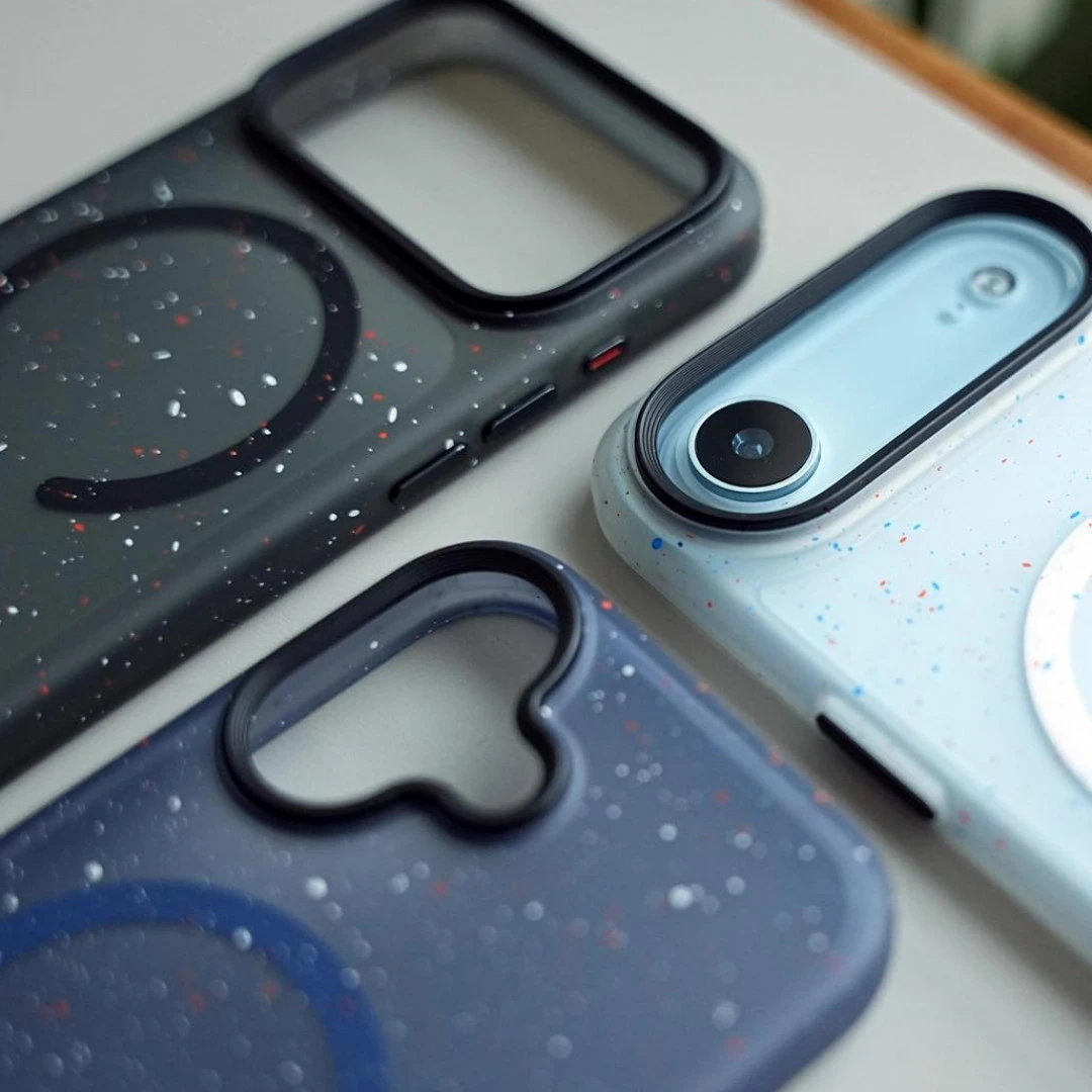 泼墨磨砂AI相机键适用苹果iPhone17ProMax/13手机壳高端时尚防摔