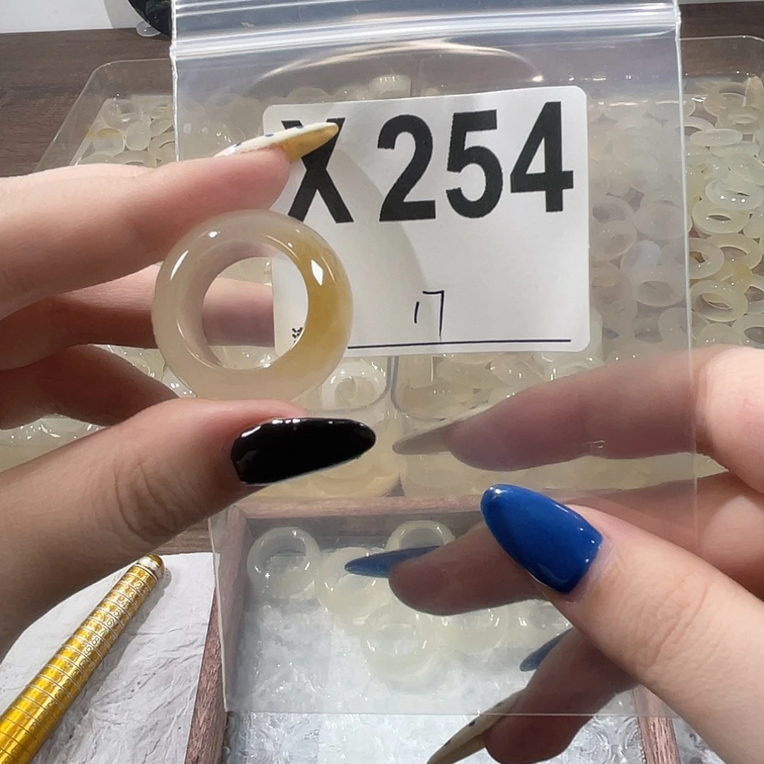 玛瑙/玉髓未镶嵌戒指254