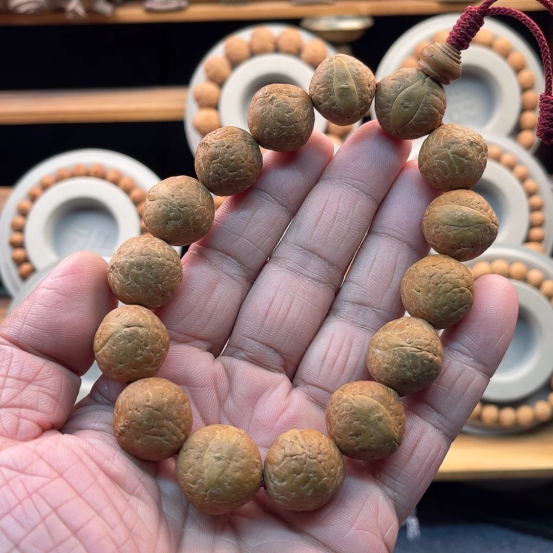 凤眼菩提吊坠20毫米红油皮同树籽