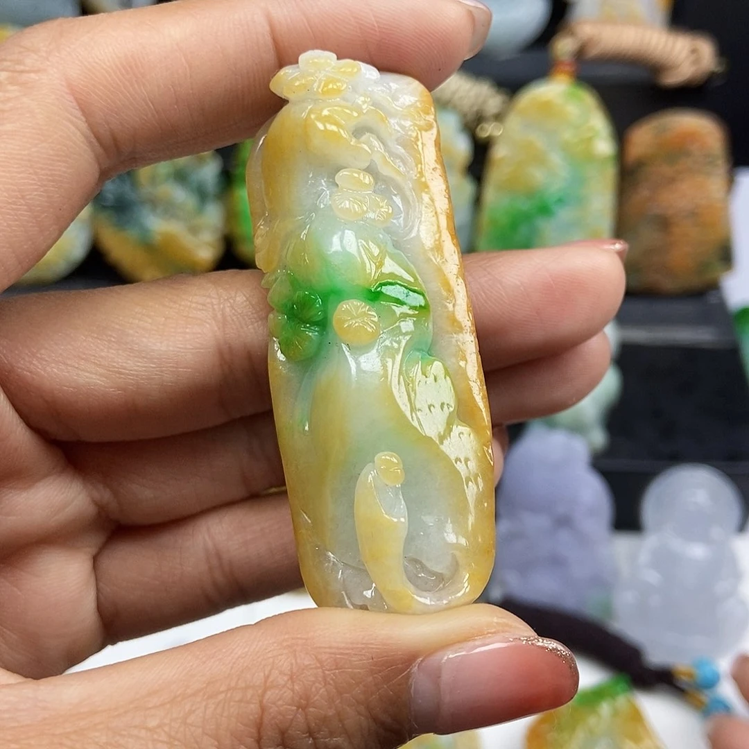 定制翡翠未镶嵌天然缅甸翡翠一物一证